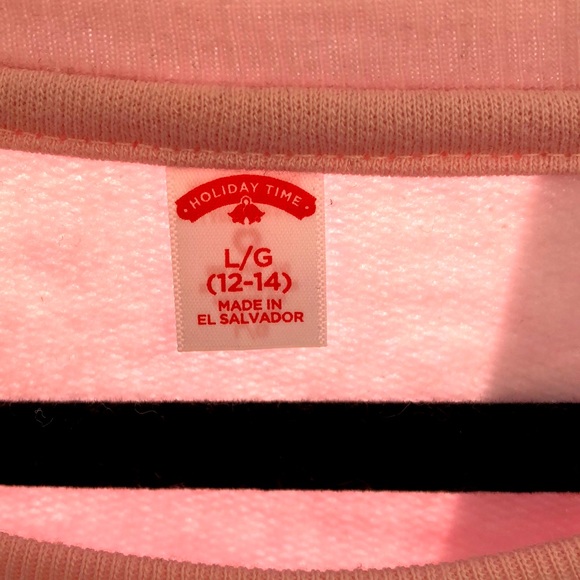 NWT PINK SWEAT SHIRT - Picture 4 of 4